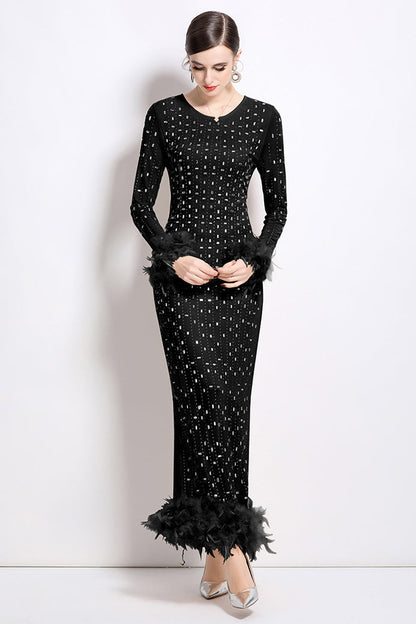 WOMEN FASHION MAXI PARTY DRESS