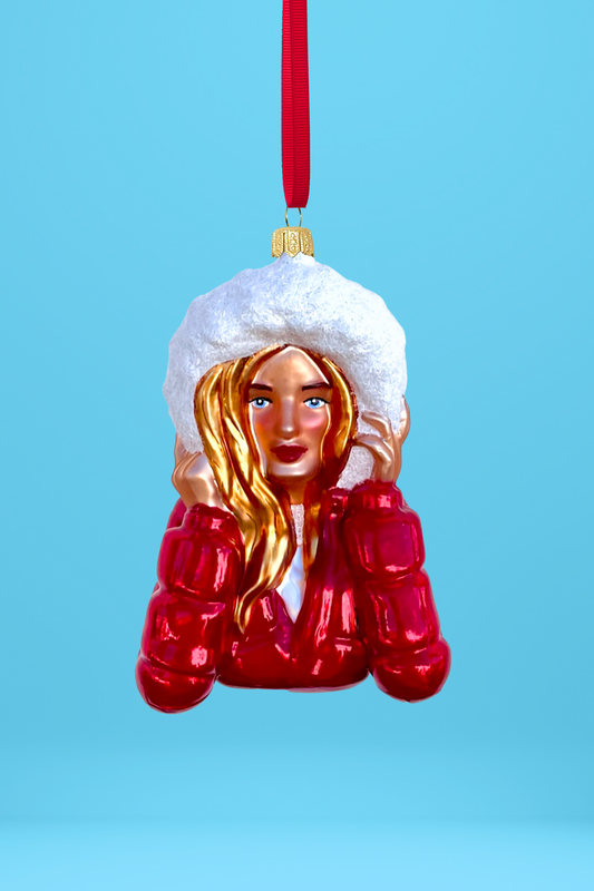 Emily Glass Christmas Ornament