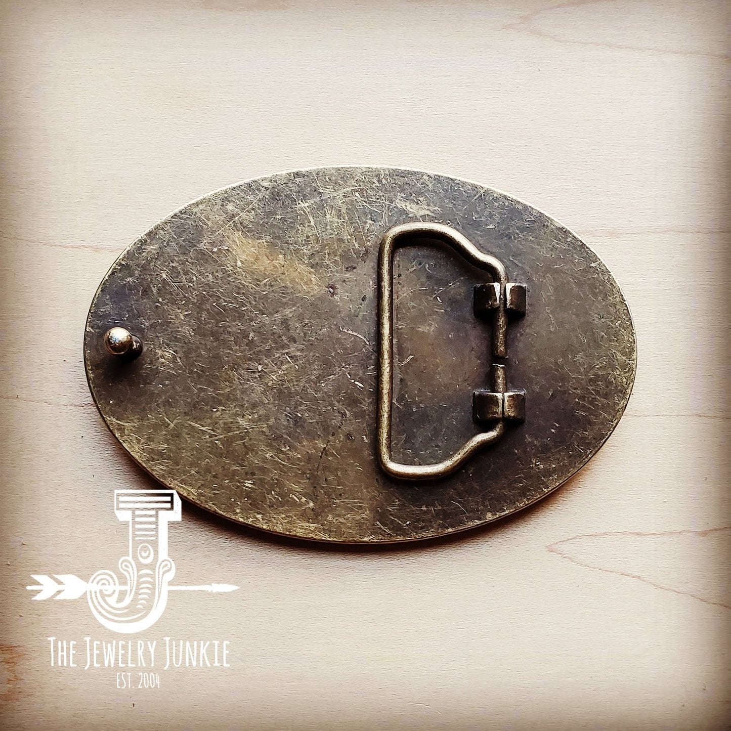 **Rope Edge Oyster Paisley Leather Belt Buckle 901s