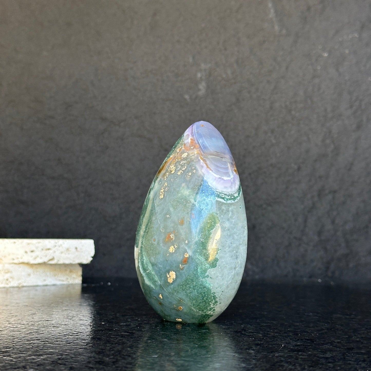 Crystal Geode, home decor with crystals eggs, quartz and agate find