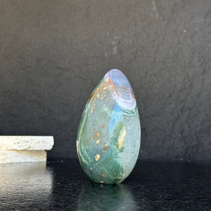 Crystal Geode, home decor with crystals eggs, quartz and agate find