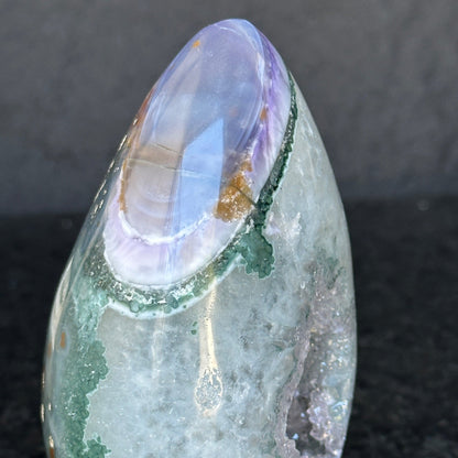 Crystal Geode, home decor with crystals eggs, quartz and agate find