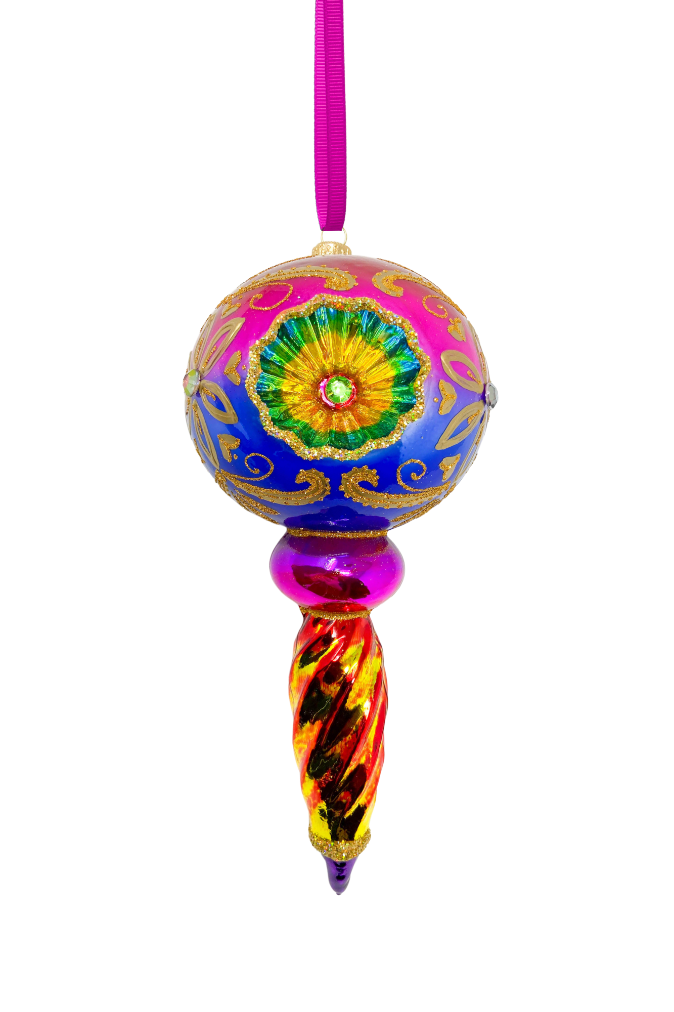 Radiant Riches Polish Glass Ornament