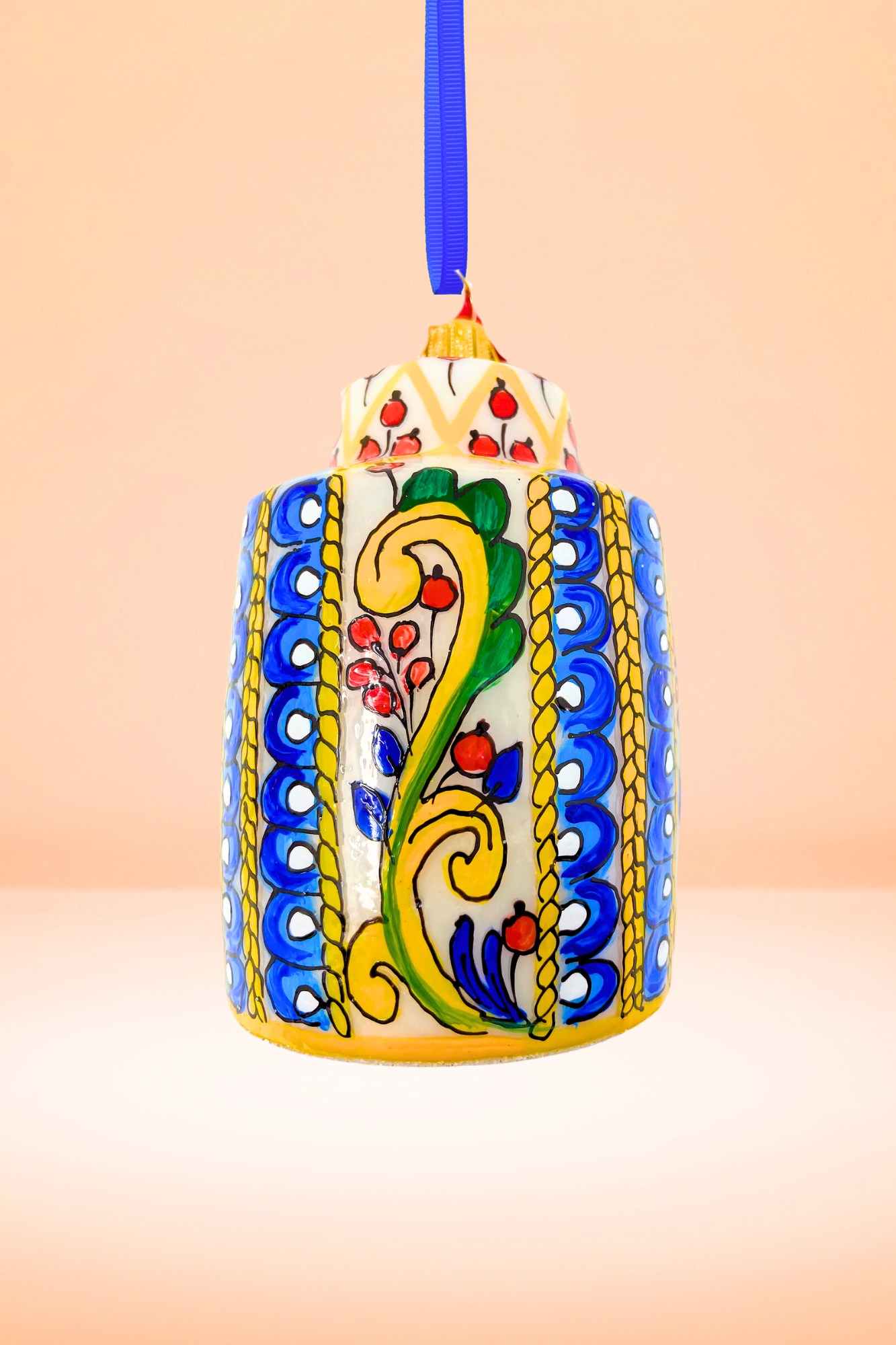 Romano Cookie Jar Polish Glass Ornament