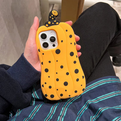 Vegetable Polka Dots Pumpkin Phone Case
