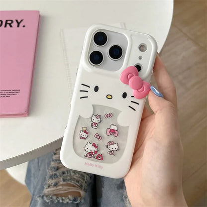 Korean Cute 3D Hellokitty Phone Case For iPhone