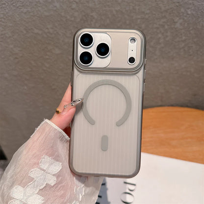 Matte Corrugated For Magsafe Magnetic Wireless Charging Case For iPhone