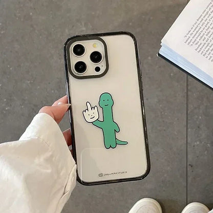 Cartoon Dinosaur 2.5 Acrylic Phone Case