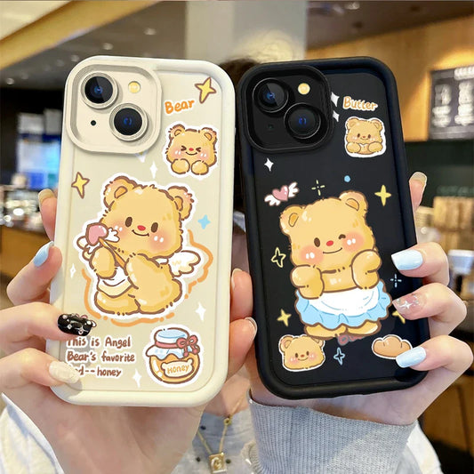 Fun Butter Bear Phone Case