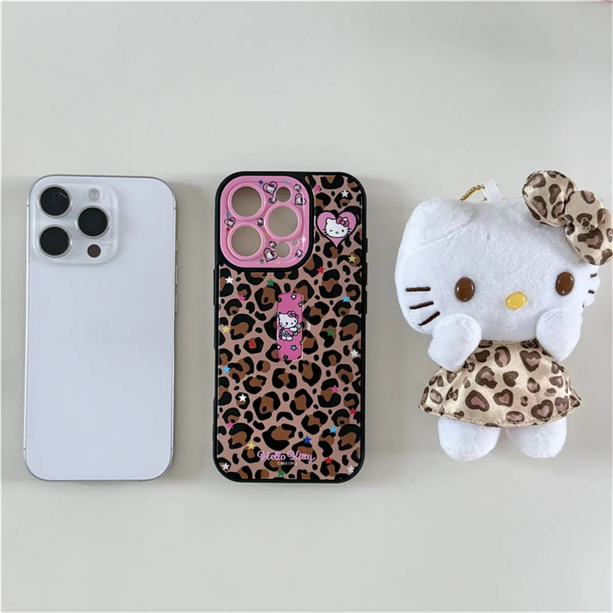 Fashion Brown Leopard Print Phone Case For iPhone