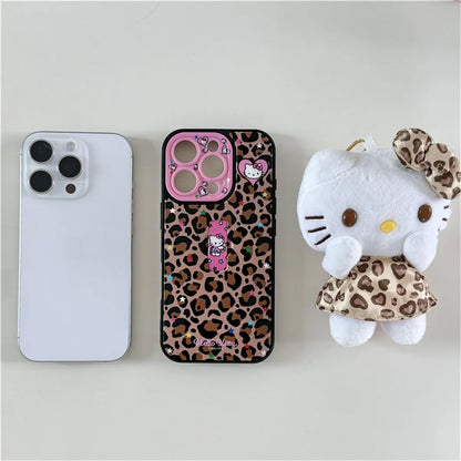 Fashion Brown Leopard Print Phone Case For iPhone