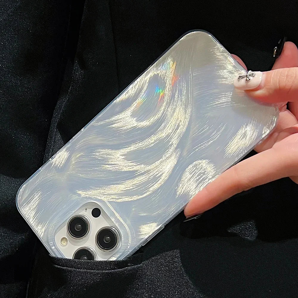 Colorful Laser Silicone Soft Phone Case