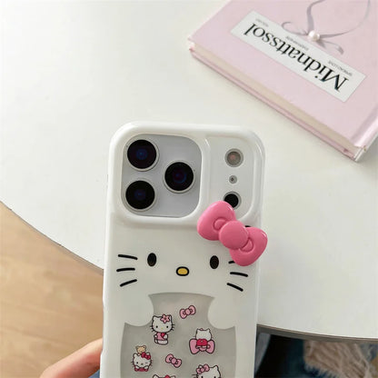 Korean Cute 3D Hellokitty Phone Case For iPhone