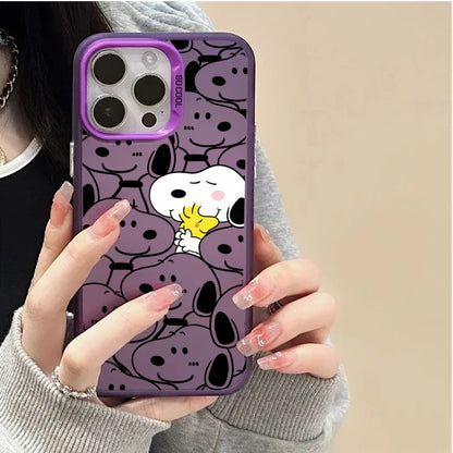 Lovely Snoopy Cartoon Case For iPhone