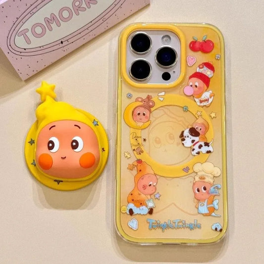 NEW 3d Twinkle Star Magnetic Phone Case For iPhone
