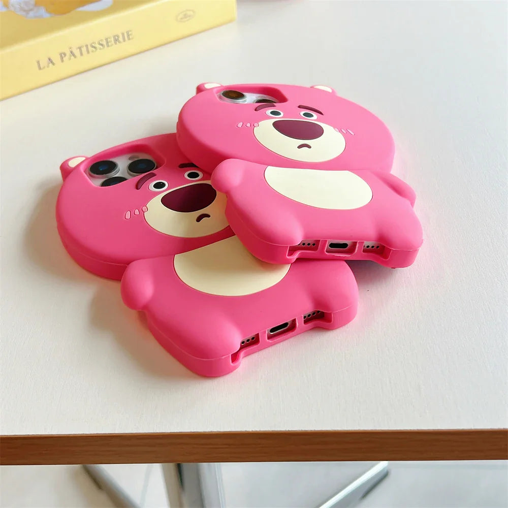 Cute Bear Candy Color Phone Case