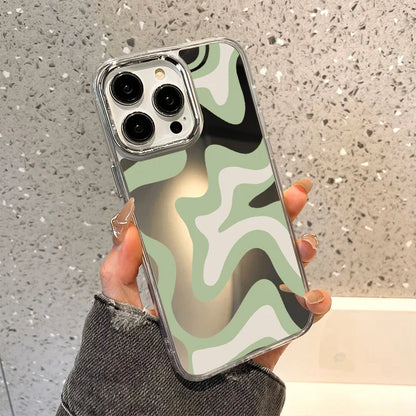 Swirl Pattern Mirror Phone Case
