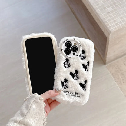 3D Soft Plush Disney Mickey Senior Phone Case