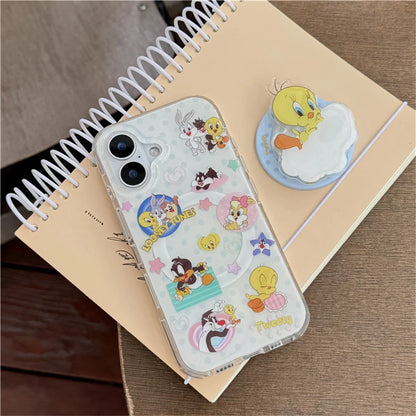 Funny Cute Duck Little Bird Magnetic Phone Case For iPhone