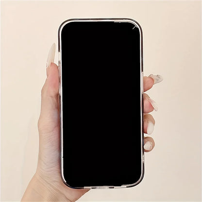 Simple Fashion Smudge Leopard Print Soft Phone Case For iPhone