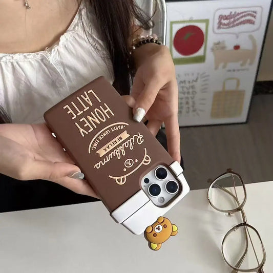 Rilakkuma So Cute 3D Cartoon Phone Case For iPhone