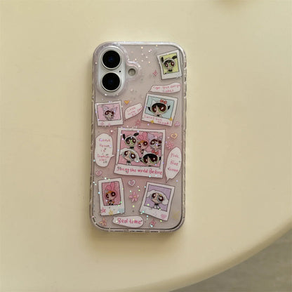 New Cute Cartoon Fashion Girls Phone Case For iPhone