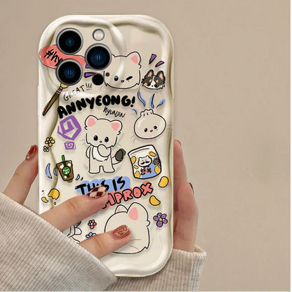 Cartoon Kids Soft Silicone Phone Case For iPhone