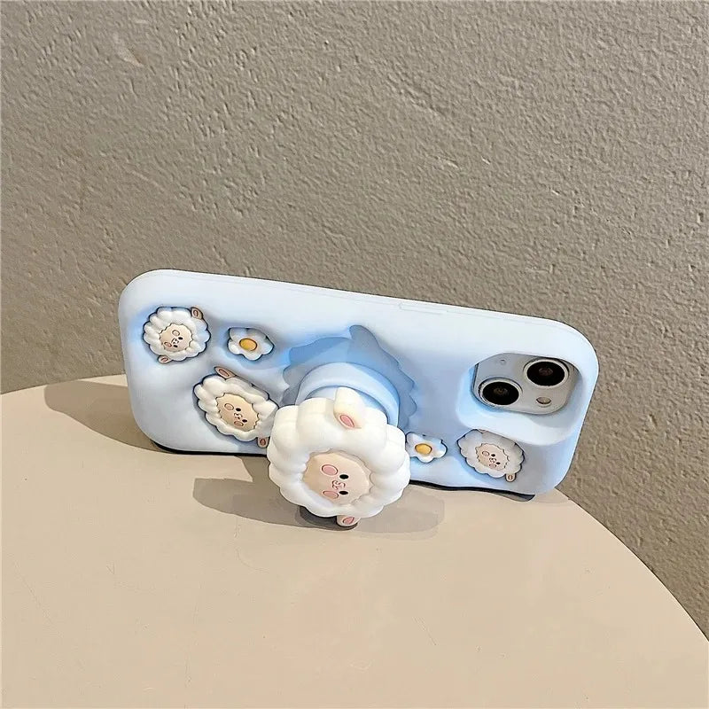 Sheep Folding Stand Holder Lamb Bracket Phone Case