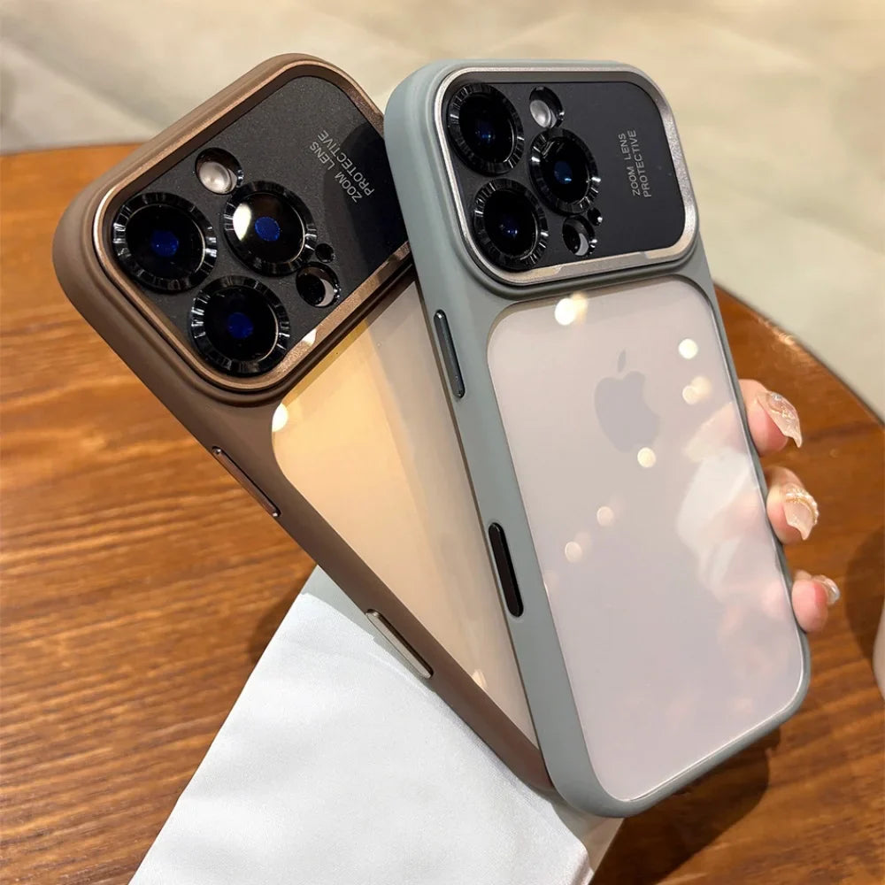 Luxury Magnetic Metal TPU Case For iPhone