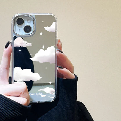 Clouds Stars Mirror Phone Case