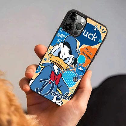 Cartoon Cute Donald Duck Phone Case Suitable For iPhone