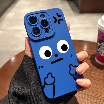 Cartoon Funny Middle Finger Phone Case