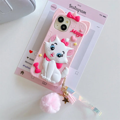Disney Cartoon Marie Fashion Phone Case