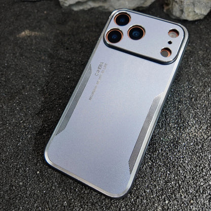 Shockproof Alloy Matte Metal Phone Case For iPhone