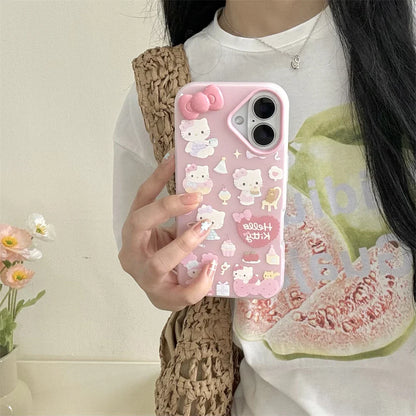 Pink Candy Cute Hello Kitty Phone Case