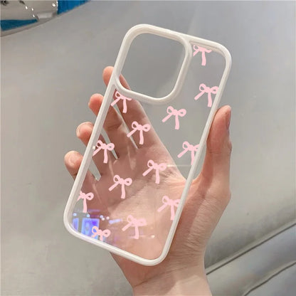Fashionable Red Pink Bow Phone Case