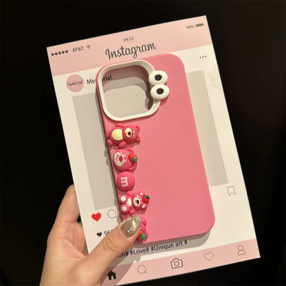 Disney Pink Strawberry Bear Phone Case