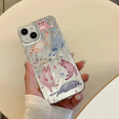 Kitten Graphic Silicone Phone Case