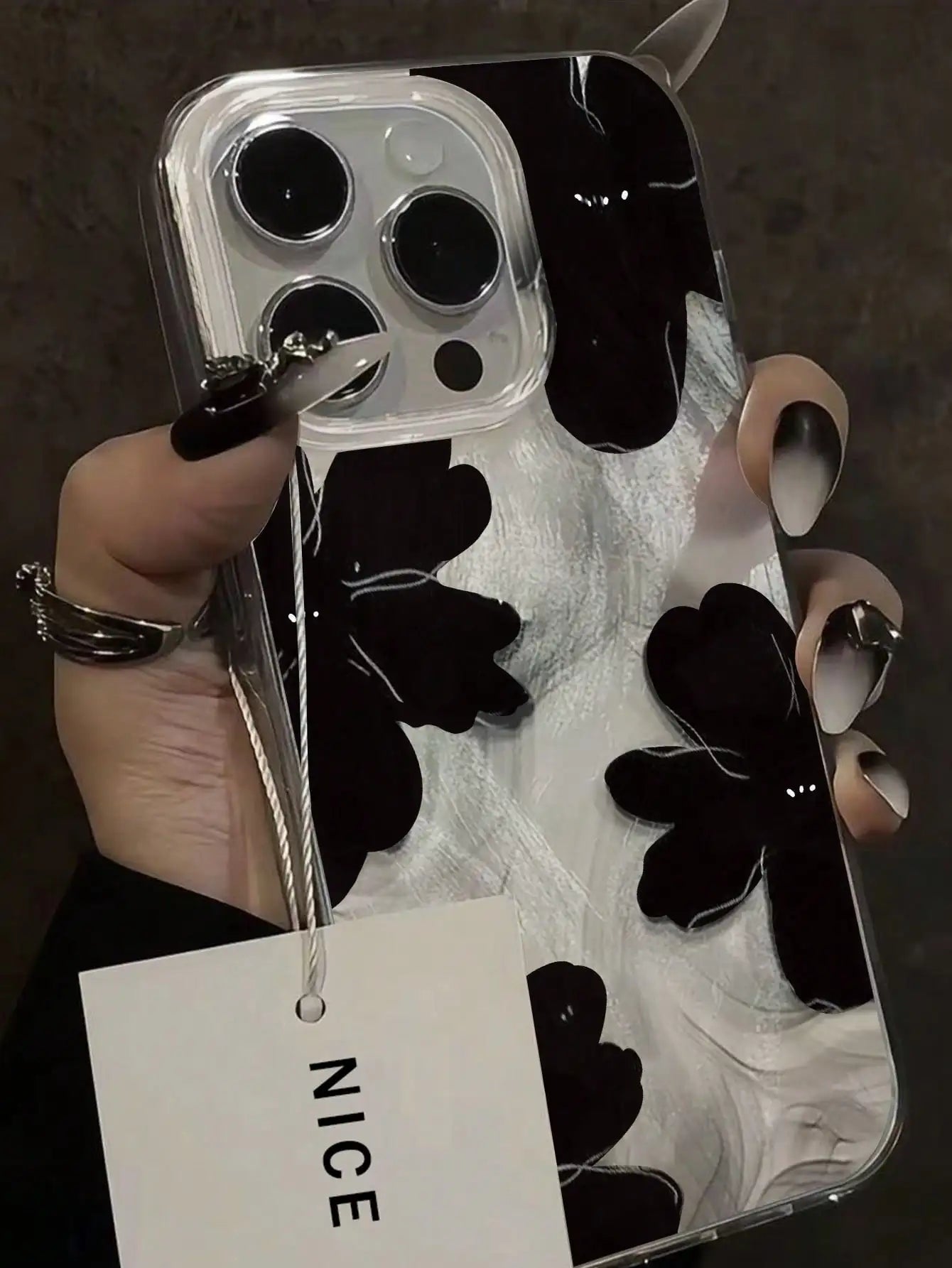 Rose Floral Painted Phone Case