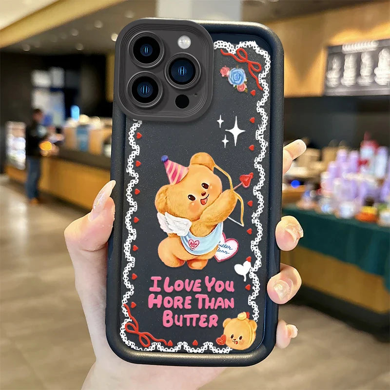 Fun Butter Bear Phone Case