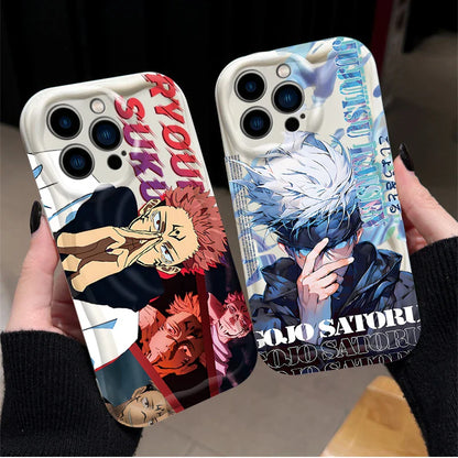 Jujutsu Kaisen Gojo Satoru Soft Wave Phone Case For iPhone