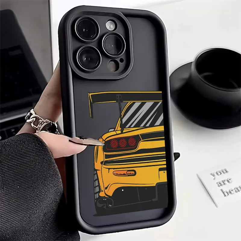 Cartoon Tokyo JDM Male Car Phone Case