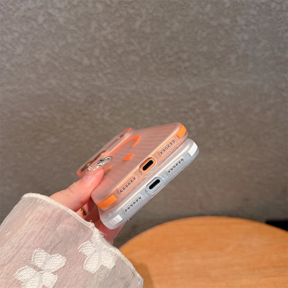 Matte Corrugated For Magsafe Magnetic Wireless Charging Case For iPhone