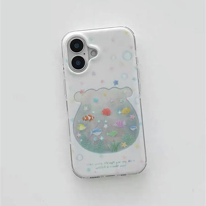 Cute Stars Fish Phone Case