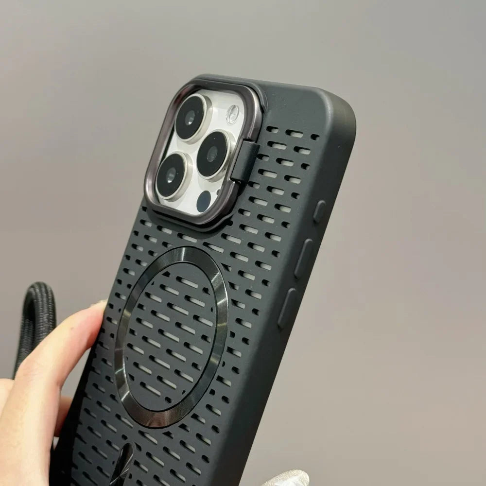 Lens mount For magsafe Wrist Strap Lanyard Phone Case For iPhone