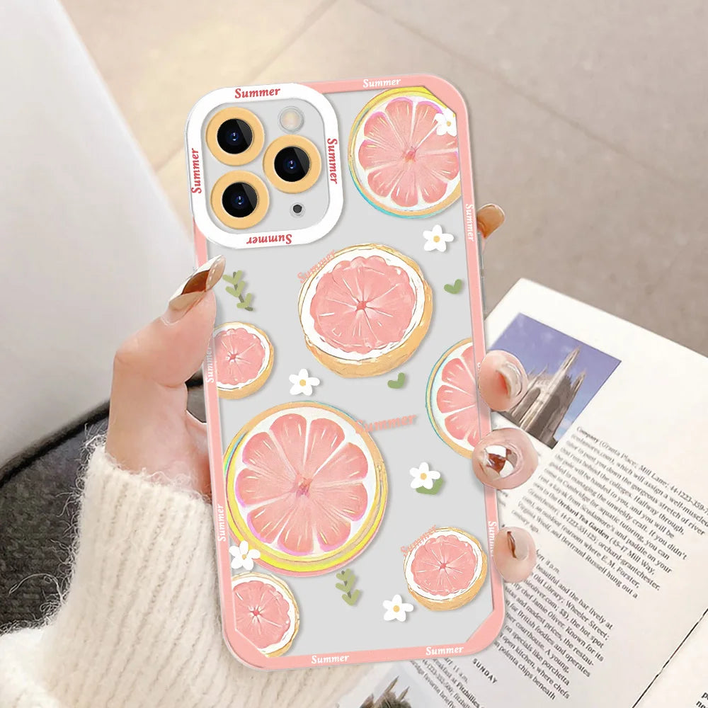 Daisy Flowers Love Heart Cover Coque Phone Case