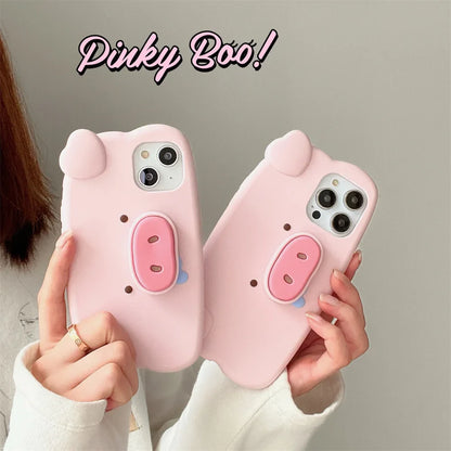 Kawaii Cartoon Pig Phone Case