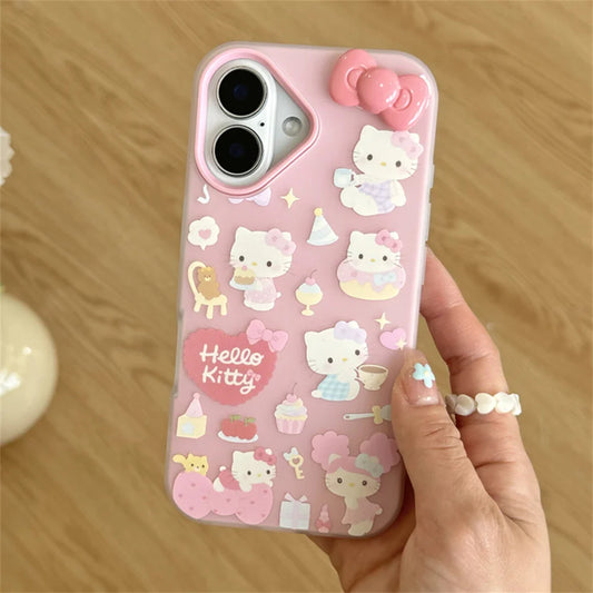 Pink Candy Cute Hello Kitty Phone Case