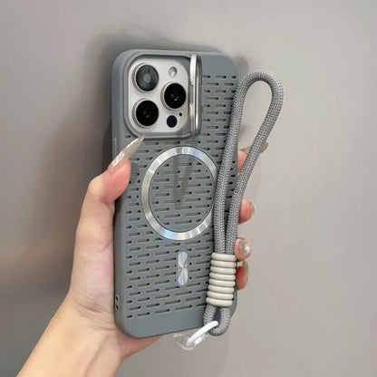 Lens mount For magsafe Wrist Strap Lanyard Phone Case For iPhone