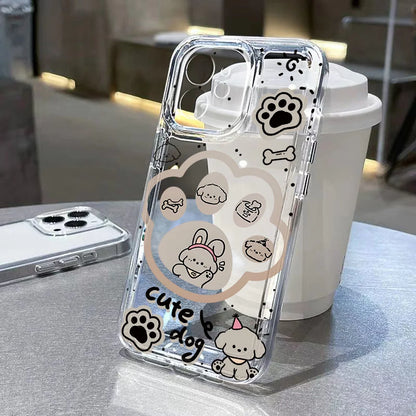 Cute Panda Clear Phone Case